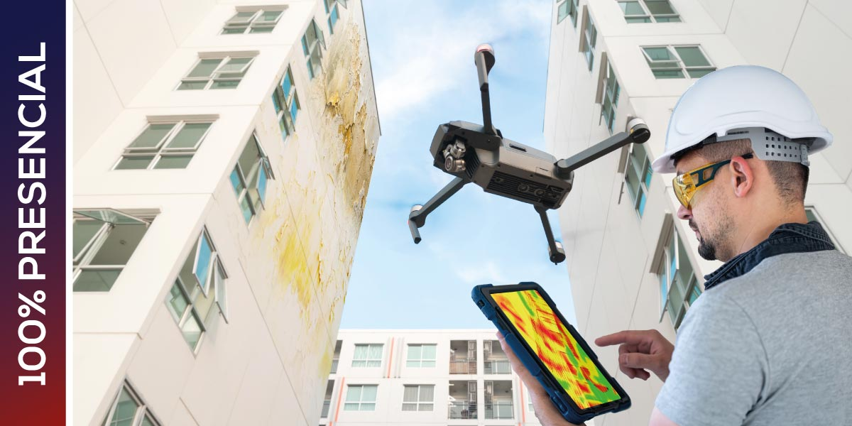 Curso de Inspeção Predial e Inspeção em Fachadas com Drone Termográfico - Presencial